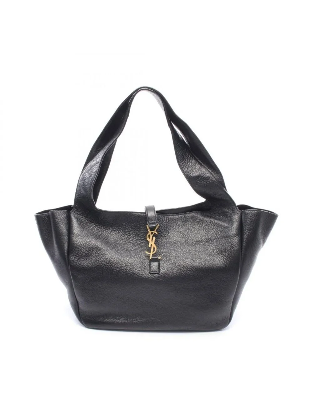 Saint Laurent Paris Tote le 5 a 7 Bea Black Leather